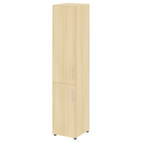 Шкаф высокий узкий левый (1 низкий фасад ЛДСП + 1 средний фасад ЛДСП) Yalta LT.SU-1.3 L/R акация лорка